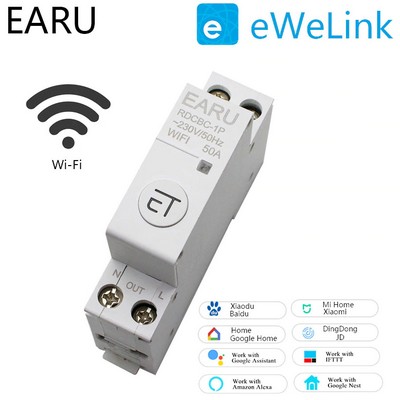 EARU Wi-Fi выключатель нагрузки на DIN рейку